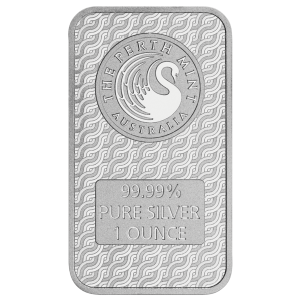 1oz Perth Mint Silver Lunar Dragon Minted Bar 1oz Perth Mint Silver Lunar Dragon Minted Bar