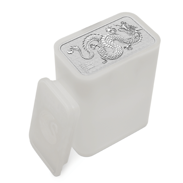 1oz Perth Mint Silver Lunar Dragon Minted Bar 1oz Perth Mint Silver Lunar Dragon Minted Bar