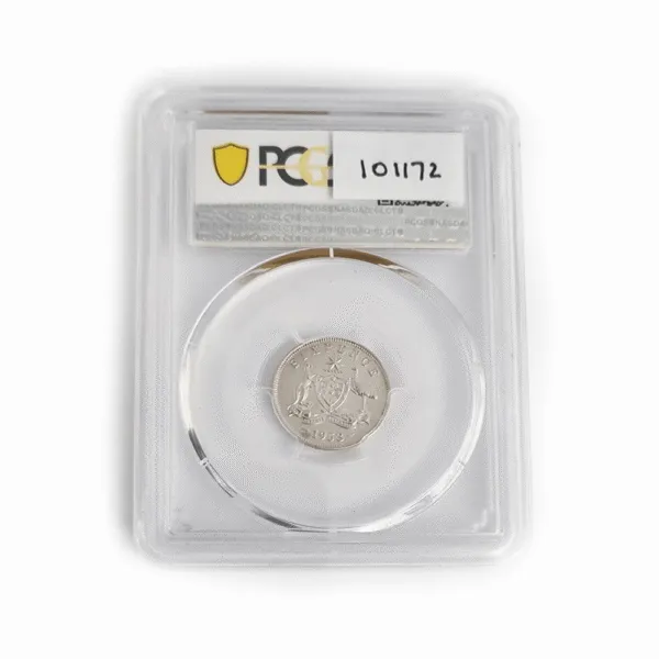 1953 Australian Proof Sixpence PCGS PR62 - front 1953 Australian Proof Sixpence PCGS PR62 1953 Australian Proof Sixpence PCGS PR62