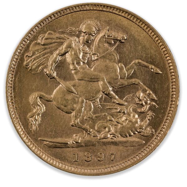 1897S Veil Head Half Sovereign Uncirculated 1897S Veil Head Half Sovereign Uncirculated