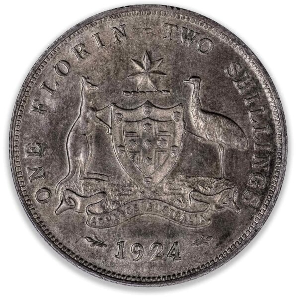 1924 Australian Florin Nice Uncirculated 1924 Australian Florin Nice Uncirculated