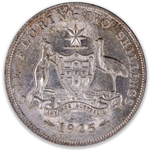 1925 Australian Florin Uncirculated 1925 Australian Florin Uncirculated