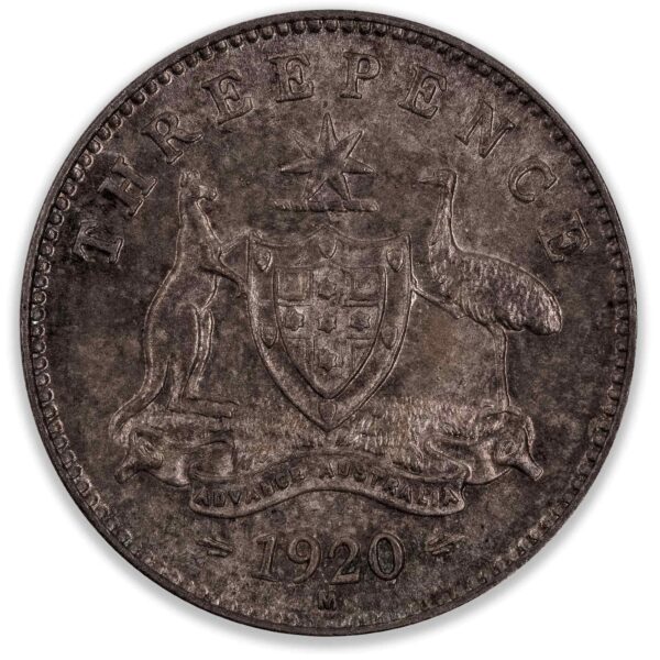 1920 Australian Threepence Choice Uncirculated 1920 Australian Threepence Choice Uncirculated