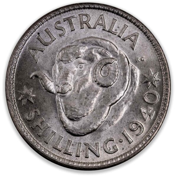 1940 Australian Shilling Choice Uncirculated 1940 Australian Shilling Choice Uncirculated