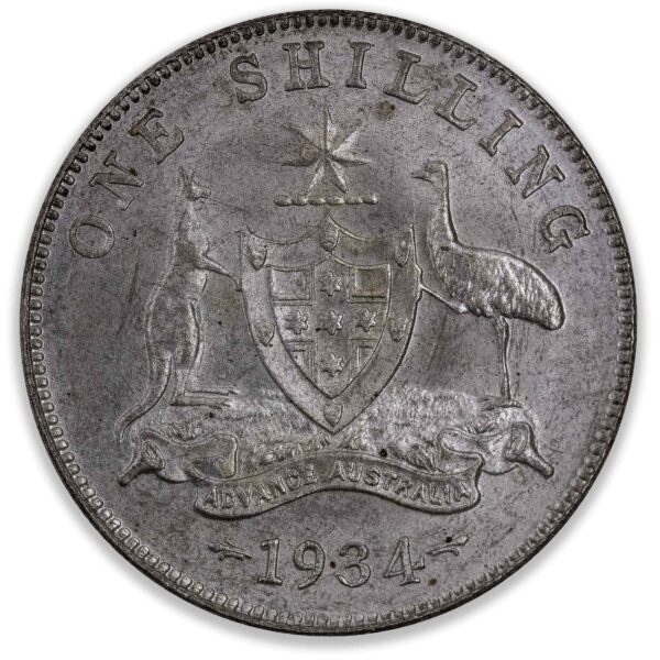1934 Australian Shilling Choice Uncirculated 1934 Australian Shilling Choice Uncirculated