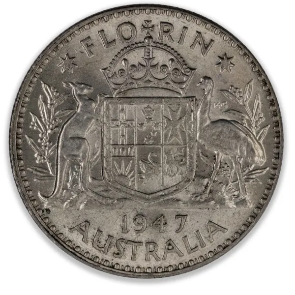 200174-Reverse 1946 Australian Sixpence Choice Uncirculated 1946 Australian Sixpence