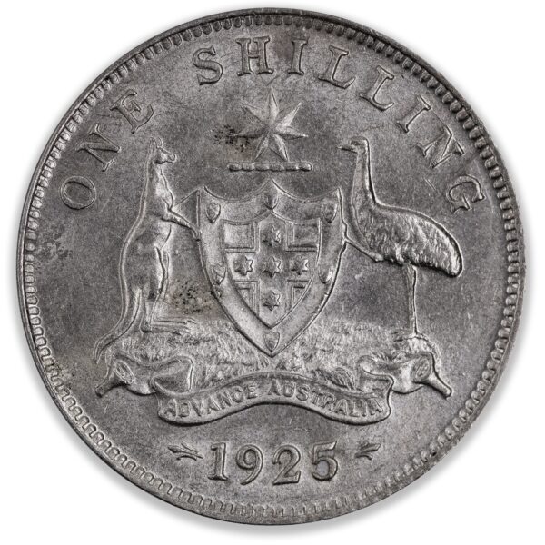 1925 Australian Shilling Good Extra Fine 1925 Shilling