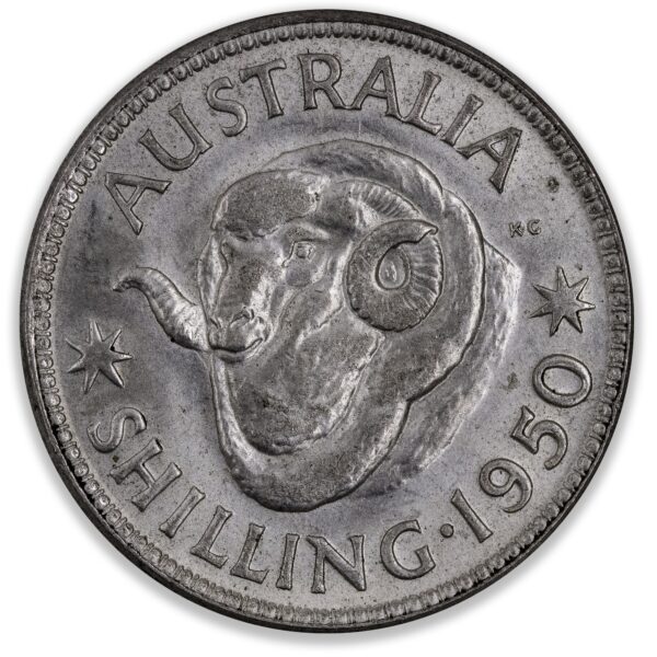 1948 Australian Shilling Choice Uncirculated 1948 shilling