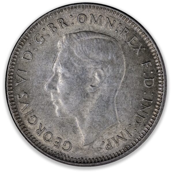 1944 Australian Shilling About Uncirculated 1944 Australian Shilling
