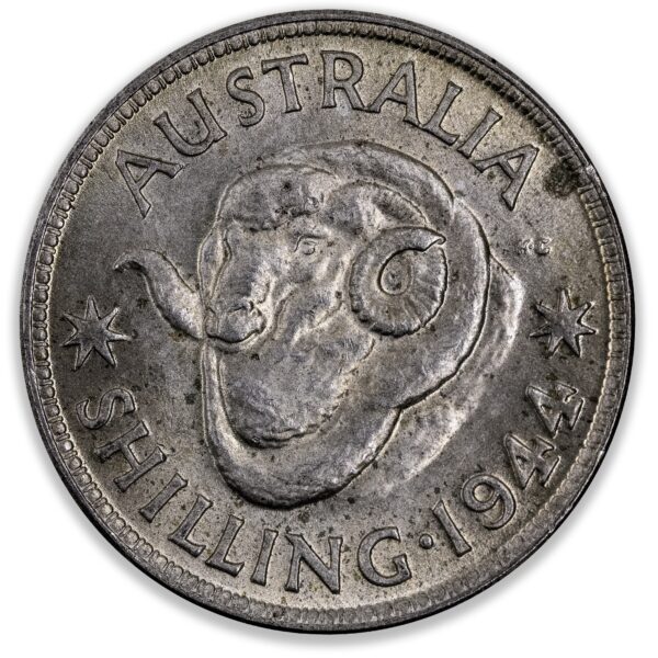 1944 Australian Shilling Uncirculated 1944 Australian Shilling