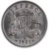 200321-Reverse 1951M Australian Sixpence Choice Uncirculated 1951