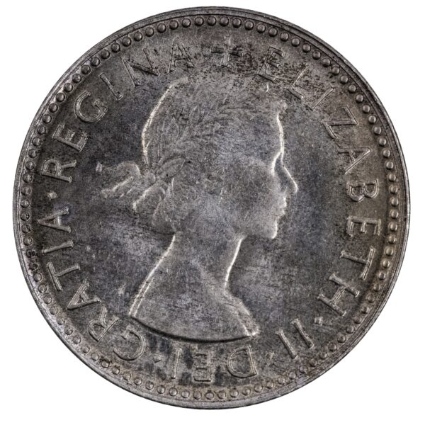 1954 Australian Sixpence Nice Uncirculated 1954 Australian Sixpence