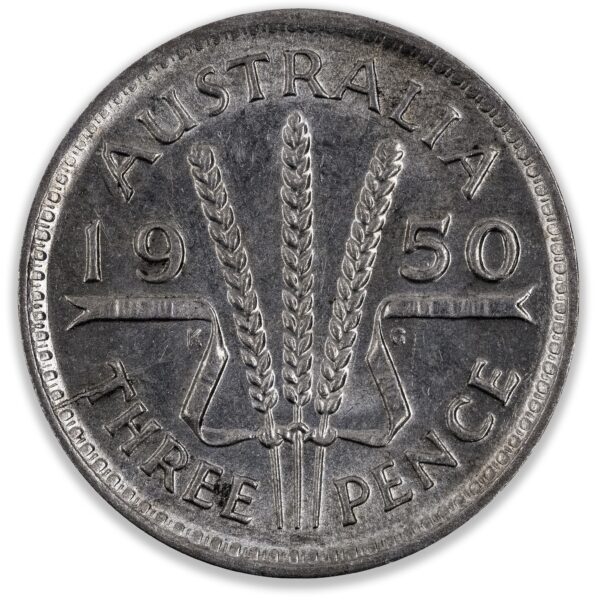 1950 Australian Threepence Abt Uncirculated/Uncirculated 1950 Australian Threepence Abt Uncirculated/Uncirculated