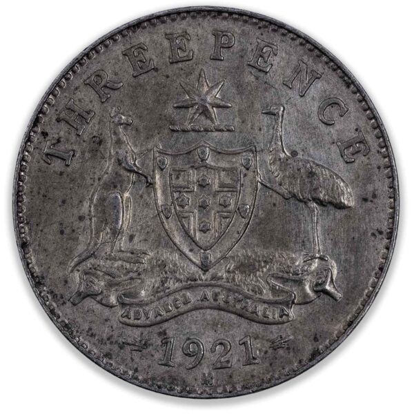1921M Australian Threepence Extra Fine 1921M Australian Threepence Extra Fine