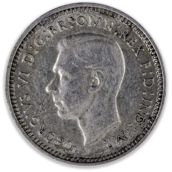 1942M Australian Threepence About Extra Fine / Extra Fine 1942M Australian Threepence About Extra Fine Extra Fine