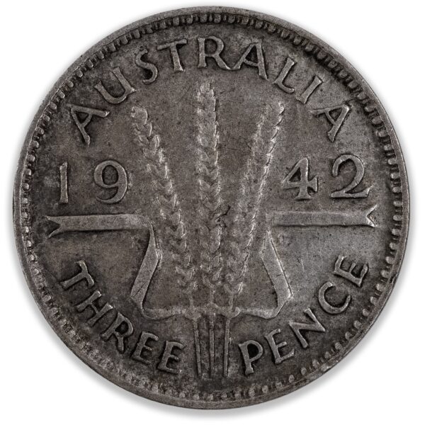 1942M Australian Threepence Very Good 1942M Australian Threepence Very Good