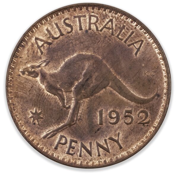 1952 Australian Penny Uncirculated 1952 Australian Penny