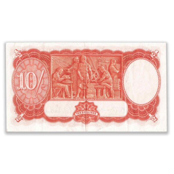 R13 1942 Ten Shilling Banknote Good Very Fine R13 1942 Ten Shilling Banknote Good Very Fine