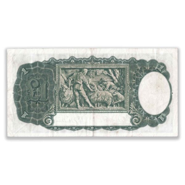 R28 1933 One Pound Banknote Good Very Fine R28 1933 One Pound Banknote Good Very Fine