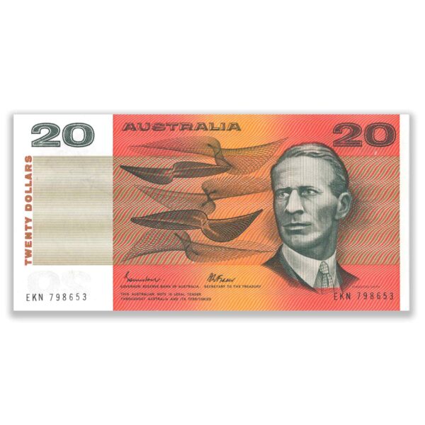 R409b 1985 $20 Banknote About Uncirculated R409b 1985 $20 Johnston / Fraser Banknote About Uncirculated