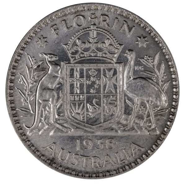 1938 Australian Florin Uncirculated 1938 Australian Florin Uncirculated