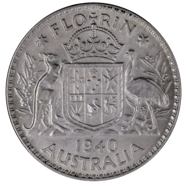 1940 Australian Florin Uncirculated 1940 Australian Florin Uncirculated