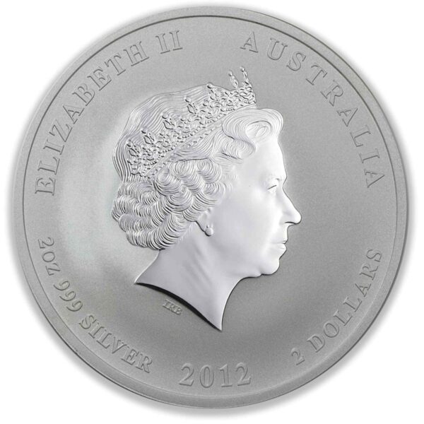 2012 2oz dragon reverse 2012 2oz Perth Mint Silver Lunar Dragon Coin Series 2 2012 2oz Perth Mint Silver Lunar Dragon Coin Series 2