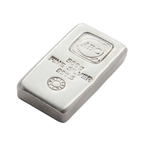 500g ABC Silver Cast Bar 500g ABC Silver Cast Bar