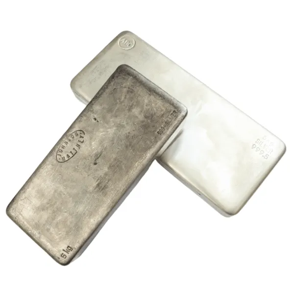 5kg Silver Secondary Bars 5kg Silver Bar (Secondary) 5kg Silver Bar (Secondary)