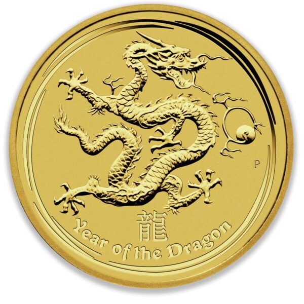 2012 1oz Perth Mint Gold Lunar Dragon Coin Series 2 2012 1oz Perth Mint Gold Lunar Dragon Coin Series 2