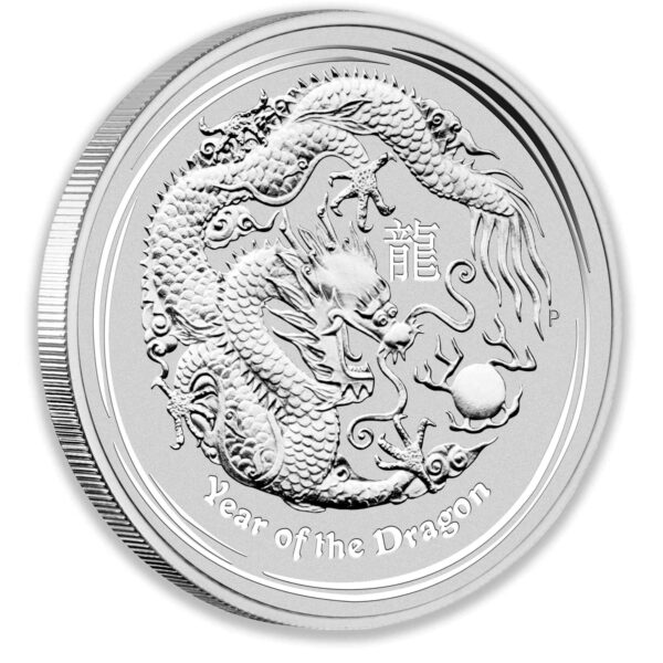 2012 1Kg Perth Mint Lunar Silver Dragon Coin Series 2 2012 1kg Perth Mint Lunar Silver Dragon Coin Series 2