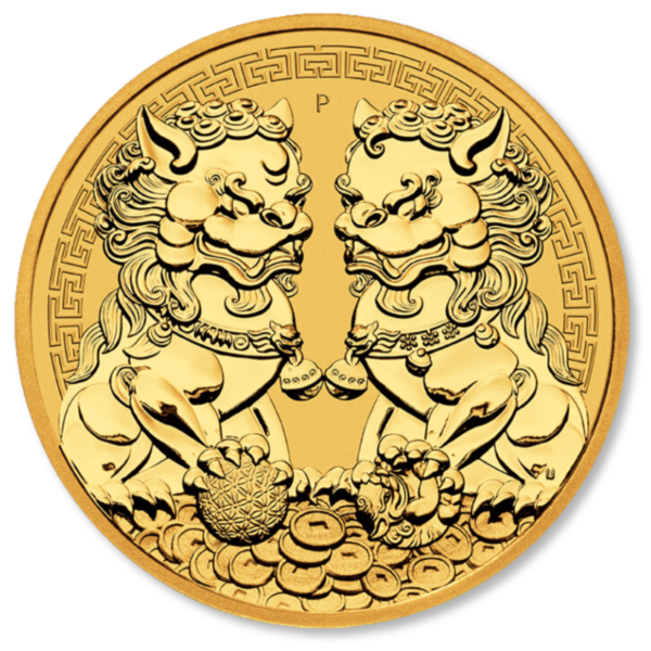 2021 1oz Perth Mint Double Pixiu Gold Coin 2021 1oz Perth Mint Double Pixiu Gold Coin
