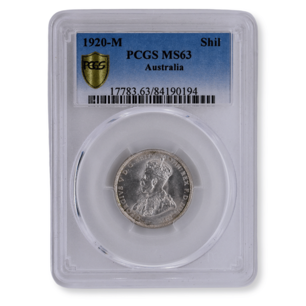 1920 Australian Shilling PCGS MS63 1920 Australian Shilling PCGS MS63