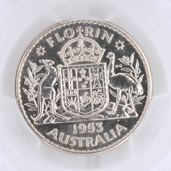 1953 Australian Proof Florin PR63 1953 Australian Proof Florin PR63
