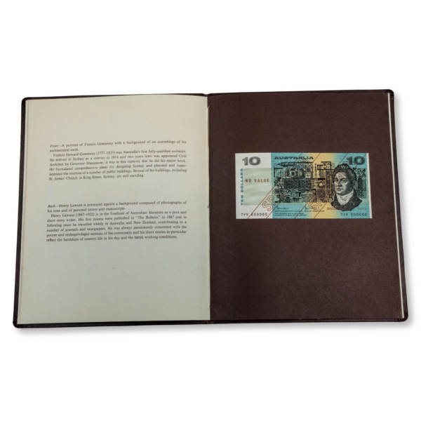 TAA Specimen Banknote Set Extremely Rare TAA Specimen Banknote Set Extremely Rare