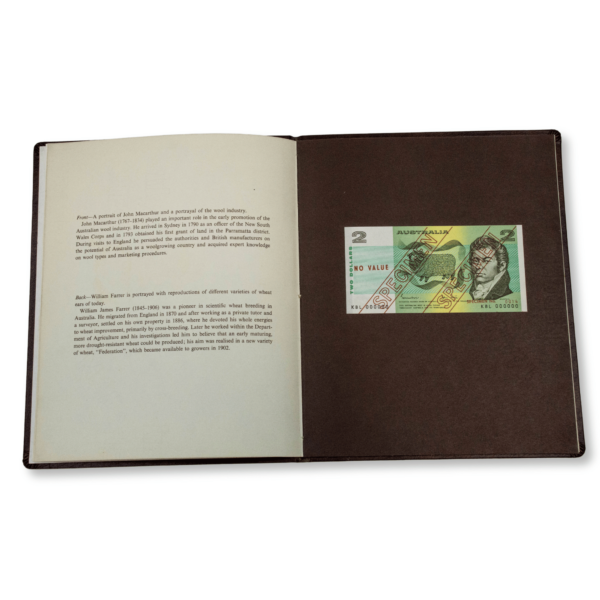 TAA Specimen Banknote Set Extremely Rare TAA Specimen Banknote Set Extremely Rare