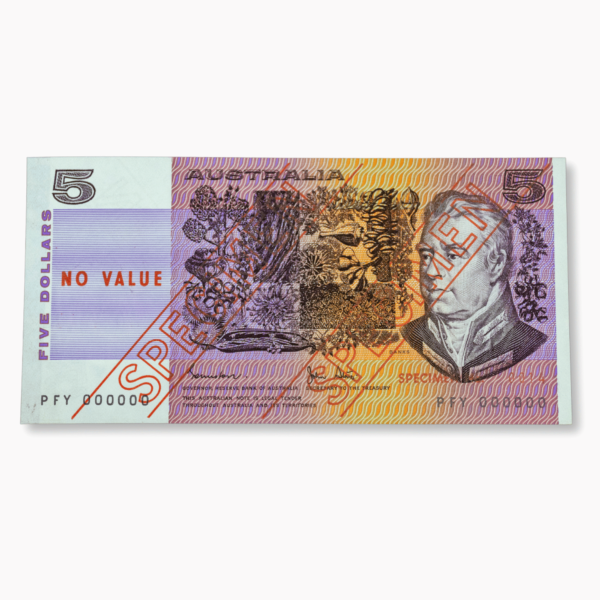 TAA Specimen Banknote Set Extremely Rare TAA Specimen Banknote Set Extremely Rare
