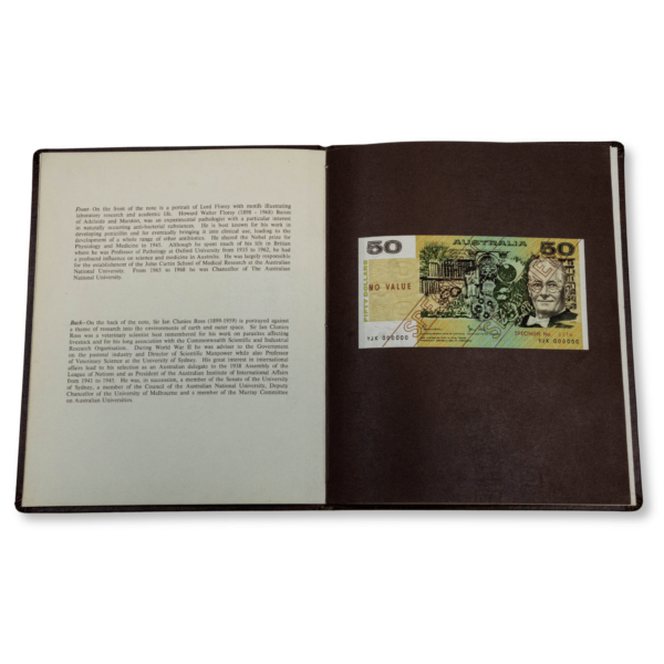 TAA Specimen Banknote Set Extremely Rare TAA Specimen Banknote Set Extremely Rare