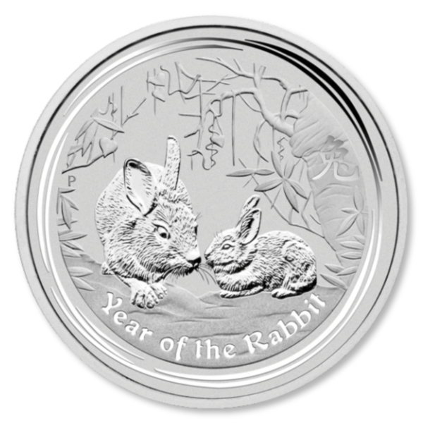 1017192050 - Main 2011 1Kg Perth Mint Lunar Silver Rabbit Coin 2011 1Kg Perth Mint Lunar Silver Rabbit Coin