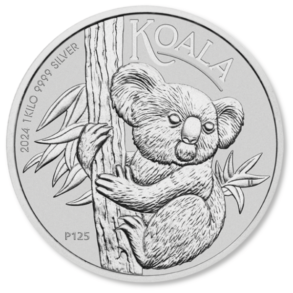 2024 1kg Perth Mint Silver Koala Coin 2024 1kg Perth Mint Silver Koala Coin