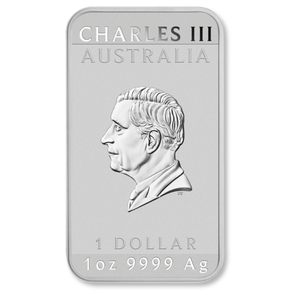 2024 1oz Perth Mint Silver Dragon Rectangular Coin 2024 1oz Perth Mint Silver Dragon Rectangular Coin
