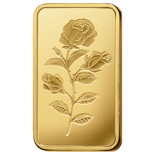 1oz PAMP Rosa Gold Minted Bar 1oz PAMP Rosa Gold Minted Bar