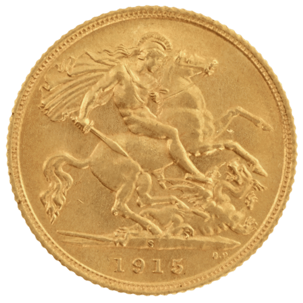 1915S George V Half Sovereign Uncirculated 1915S George V Half Sovereign Uncirculated