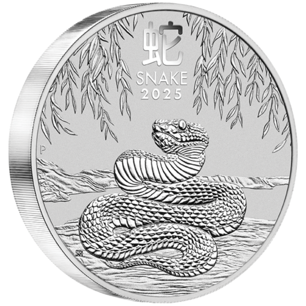 2025 1kg Perth Mint Silver Lunar Snake Coin Series 3 perth mint
