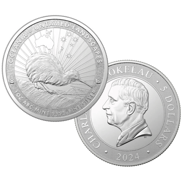 2024 1oz ABC Mint Silver Kiwi Untamed Landscapes Series 2024 1oz ABC Mint Silver Kiwi Untamed Landscapes Series