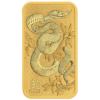 1oz Perth Mint Gold Lunar Snake Minted Bar Gold Lunar Snake