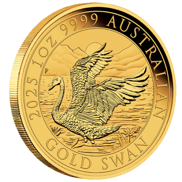 2025 1oz Perth Mint Gold Swan Coin Gold Swan Coin