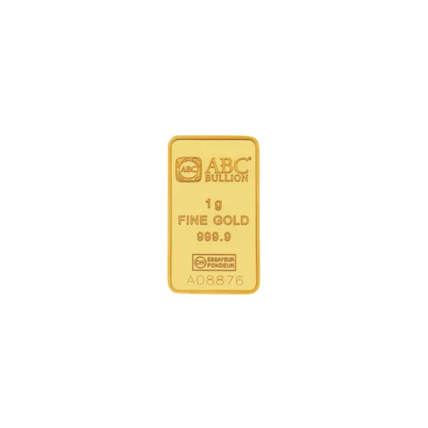 1g ABC Gold Minted Bar 1g ABC Gold Minted Bar
