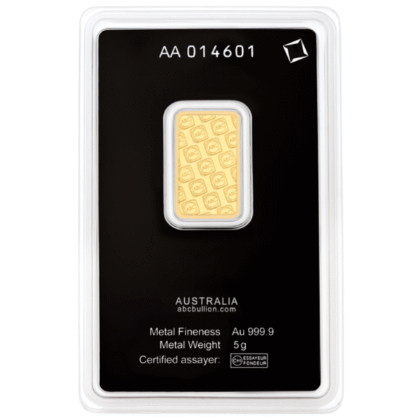 5g ABC Gold Minted Bar 5g ABC Gold Minted Bar