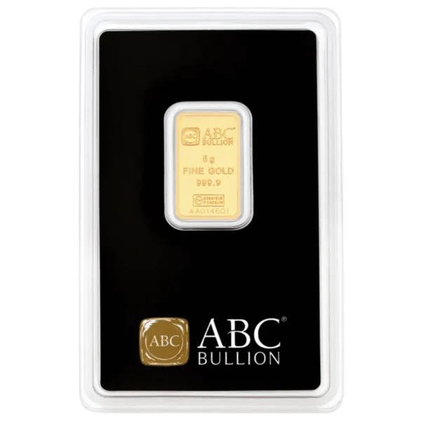 101769 - Packaging REV 5g ABC Gold Minted Bar 5g ABC Gold Minted Bar